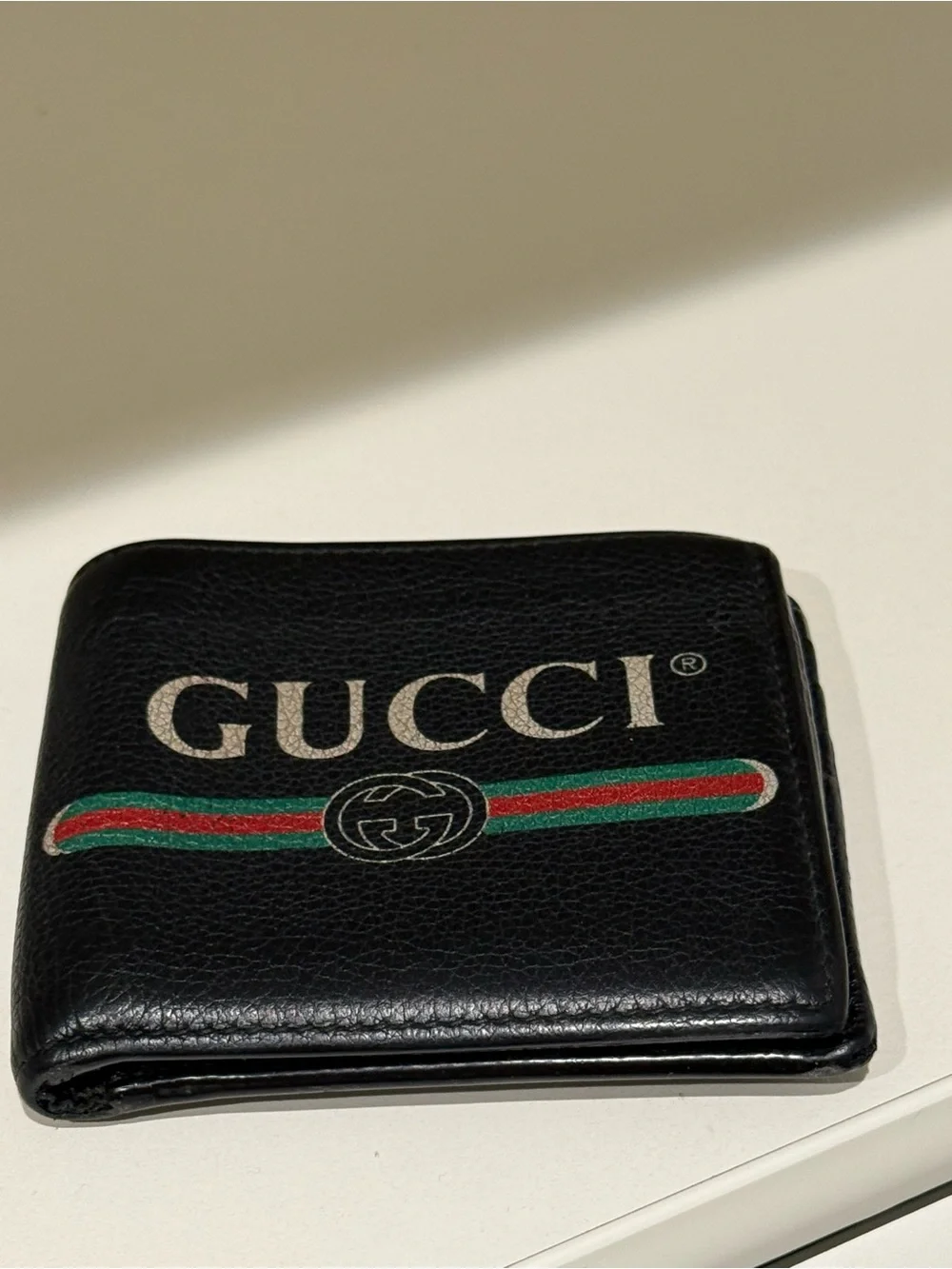 Gucci Print bifold leather Wallet authentic